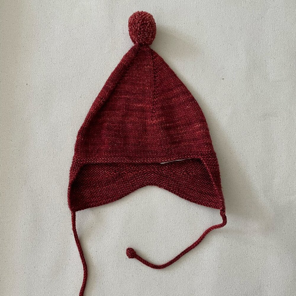 Misha & Puff Pointy Peak Hat - Brick